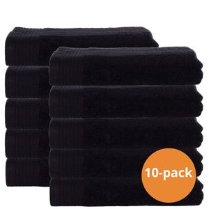 The One Badhanddoek 70x140 Black 10 stuks