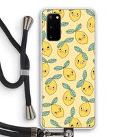 Citroenen: Samsung Galaxy S20 Transparant Hoesje met koord