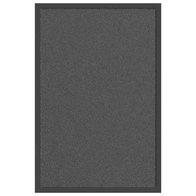 Deurmat 40x60 cm antracietkleurig