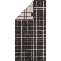 Cawö Cawo Atelier Allover print Handdoek 50/100 basalt
