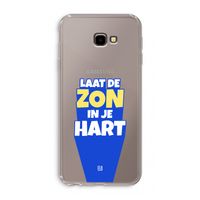 Laat de zon in je hart: Samsung Galaxy J4 Plus Transparant Hoesje