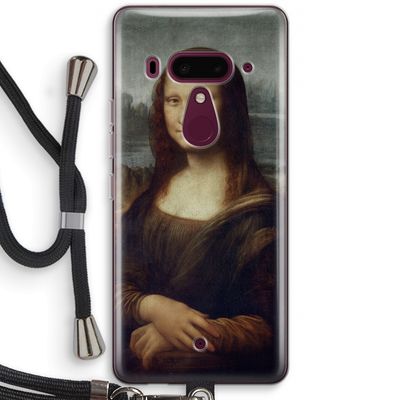 Mona Lisa: HTC U12+ Transparant Hoesje met koord