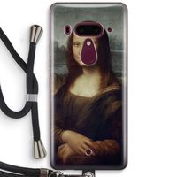 Mona Lisa: HTC U12+ Transparant Hoesje met koord