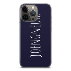 Joengneuh!: iPhone 13 Pro Transparant Hoesje