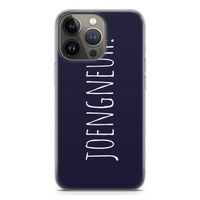 Joengneuh!: iPhone 13 Pro Transparant Hoesje