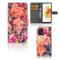 Motorola Moto G73 Hoesje Bosje Bloemen - thumbnail