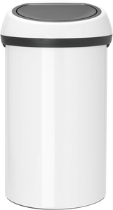 Brabantia 108686 Poubelle Touch Bin, 60 L - Blanc