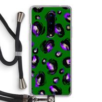 Green Cheetah: OnePlus 8 Transparant Hoesje met koord