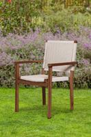 Teak tuinstoel Riau (set van 2 stoelen) Tuindeco - Tuindeco