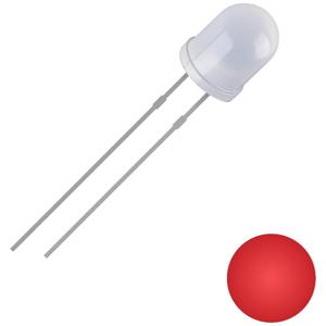 Quadrios 2111O166 Bedrade LED Rood Rond 3 mm 700 mcd 30 ° 20 mA 2 V