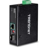 Trendnet TI-UF11SFP Intern 1000Mbit/s Zwart netwerk media converter Trendnet TI-UF11SFP Intern 1000Mbit/s Zwart netwerk media converter