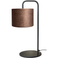 Masterlight Tafel SchemerlampVenus met bruine lampenkap - 4262-05-6580-15-20
