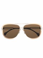 Gucci Eyewear lunettes de soleil teintées à monture aviateur - Tons neutres