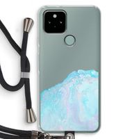 Fantasie pastel: Pixel 5 Transparant Hoesje met koord