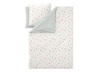 LIVARNO Satijnen dekbedovertrek 200 x 200 cm (aardbeien)