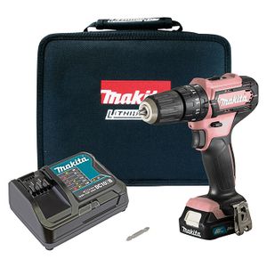 Makita HP333DSAP1 Klopboor-/schroefmachine Roze | 10,8v 1x 2.0Ah Li-ion schuifaccu - HP333DSAP1