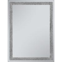 LED Wandspiegel - Trion Mine - Lichtspiegel - 60x80cm - 16W - Glittereffect - MDF