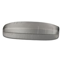 Zilveren harde brillenkoker 15,5 cm - thumbnail