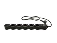 TRONIC Handige stekkerdoos met USB (Let op: LV OSNL) (Zwarte stekkerdoos) TRONIC Handige stekkerdoos met USB (Let op: LV OSNL) (Zwarte stekkerdoos)