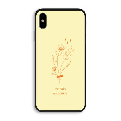 No rain no flowers: iPhone X Biologisch afbreekbaar hoesje