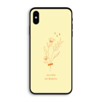 No rain no flowers: iPhone X Biologisch afbreekbaar hoesje