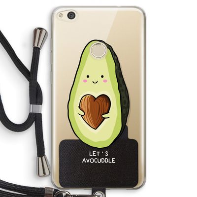Avocuddle: Huawei Ascend P8 Lite (2017) Transparant Hoesje met koord