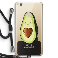 Avocuddle: Huawei Ascend P8 Lite (2017) Transparant Hoesje met koord