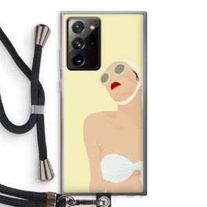 Summer: Samsung Galaxy Note 20 Ultra / Note 20 Ultra 5G Transparant Hoesje met koord