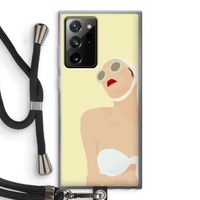 Summer: Samsung Galaxy Note 20 Ultra / Note 20 Ultra 5G Transparant Hoesje met koord