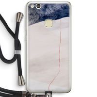 Stone White: Huawei Ascend P10 Lite Transparant Hoesje met koord