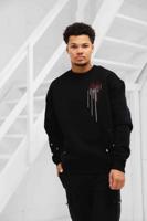 Malelions Painter Sweater Heren Zwart/Rood - Maat M - Kleur: RoodZwart | Soccerfanshop