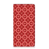 Samsung Galaxy A51 Hoesje met Magneet Batik Rood - thumbnail