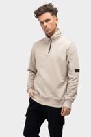 Malelions Pocket Quarter Zip Sweater Heren Grijs - Maat XS - Kleur: Grijs | Soccerfanshop