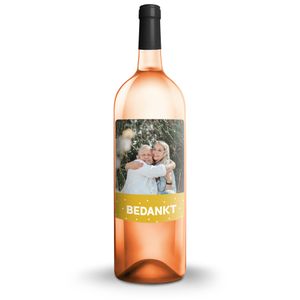 Wijn met bedrukt etiket - AIX rosé (Magnum)