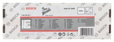 Bosch Accessoires DA Afwerknagels | 34° | roestvrij staal | 50 mm | 4000 stuks - 2608200526