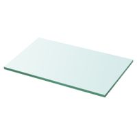 Wandschap transparant 30x15 cm glas - thumbnail