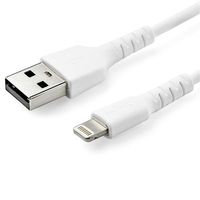 StarTech.com Premium USB-A naar Lightning Kabel 2m Wit USB Type A naar Lightning Charge & Sync Oplaadkabel Verstevigd met Aramide Vezels Apple MFi Gecertificeerd iPad Air iPhone 12 - thumbnail
