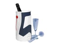 Trend Marine Zeildoek Wijnkoeler Voor 1 Fles Navy Default