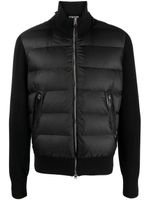 TOM FORD padded-panel knitted jacket - Noir - thumbnail