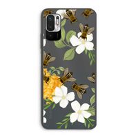 No flowers without bees: Xiaomi Redmi Note 10 5G Transparant Hoesje