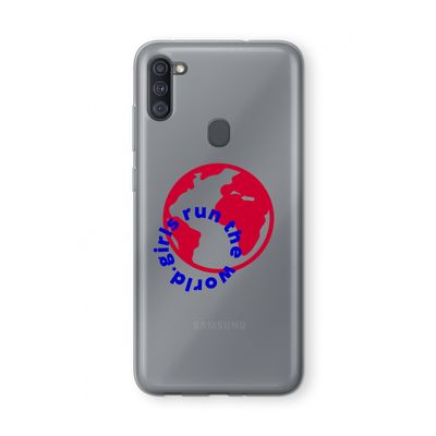 Run The World: Samsung Galaxy A11 Transparant Hoesje