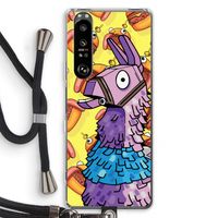 Loot Burger: Sony Xperia 1 III Transparant Hoesje met koord