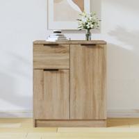 Dressoir 60x30x70 cm bewerkt hout sonoma eikenkleurig Dressoir 60x30x70 cm bewerkt hout sonoma eikenkleurig