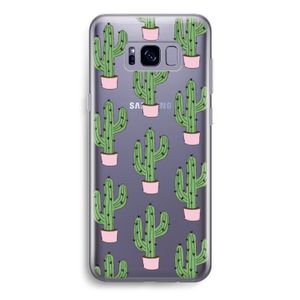 Cactus Lover: Samsung Galaxy S8 Transparant Hoesje