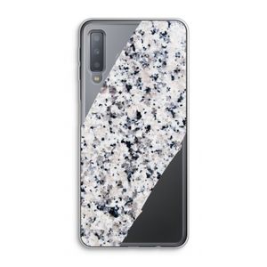 Gespikkelde marmer: Samsung Galaxy A7 (2018) Transparant Hoesje