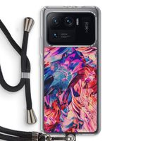 Pink Orchard: Xiaomi Mi 11 Ultra Transparant Hoesje met koord