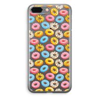 Pink donuts: iPhone 8 Plus Transparant Hoesje