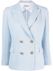 SAULINA blazer à boutonnière croisée - Bleu