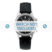 Horlogeband Tag Heuer CS3111 / BX0726 Leder Zwart 18mm - thumbnail
