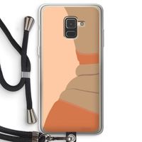 Bikini: Samsung Galaxy A8 (2018) Transparant Hoesje met koord